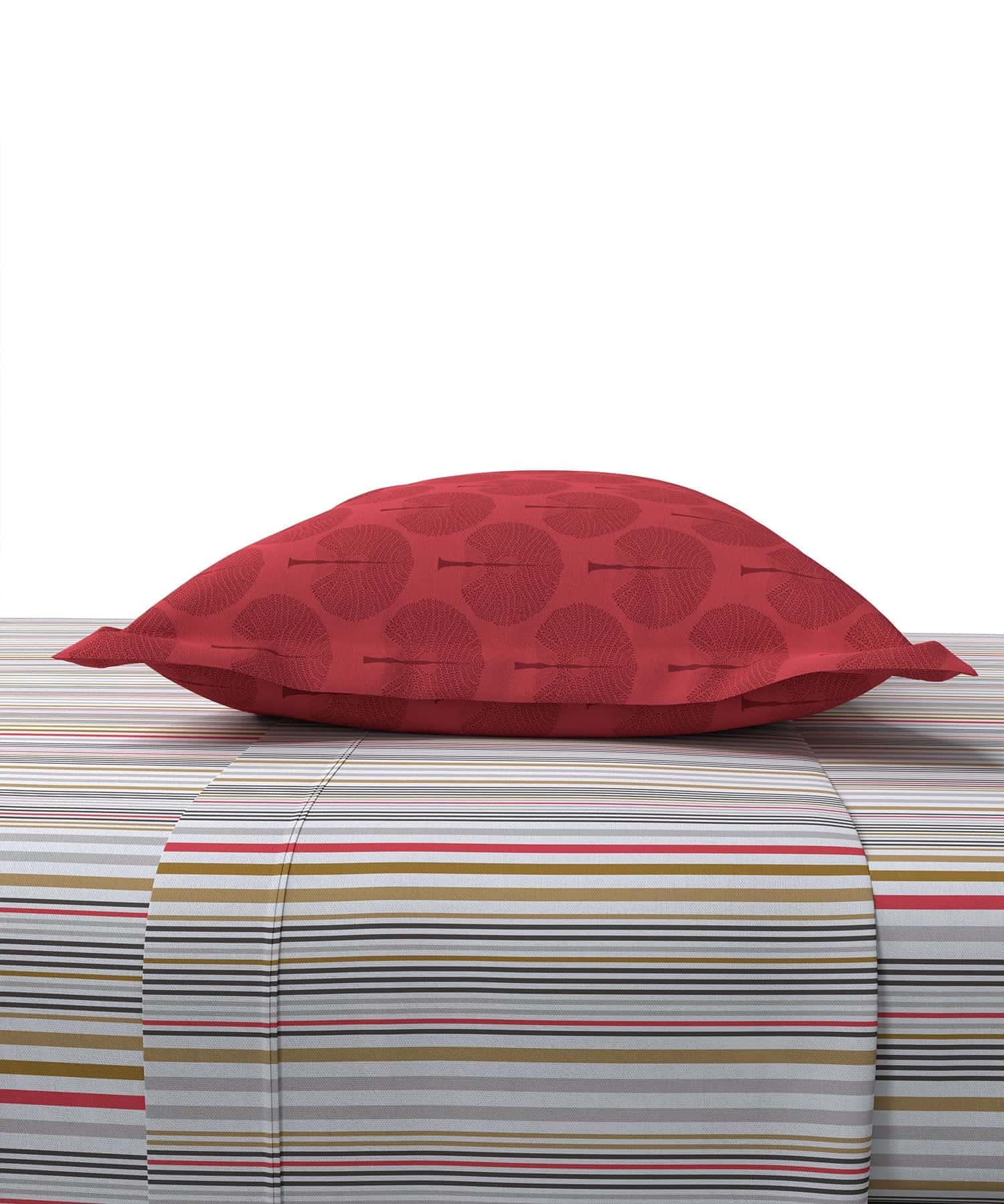 Home Essential Queen Bedsheet Set,144 Tc,Miramar Coral
