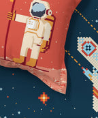 Juniors Double Bedsheet, Lightyear| 144TC Cotton|2 Pillow Covers & 2 Cushion Covers