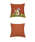 Juniors Single Bedsheet Set, Burrow Bros| 144TC Cotton| 1 Pillow Cover