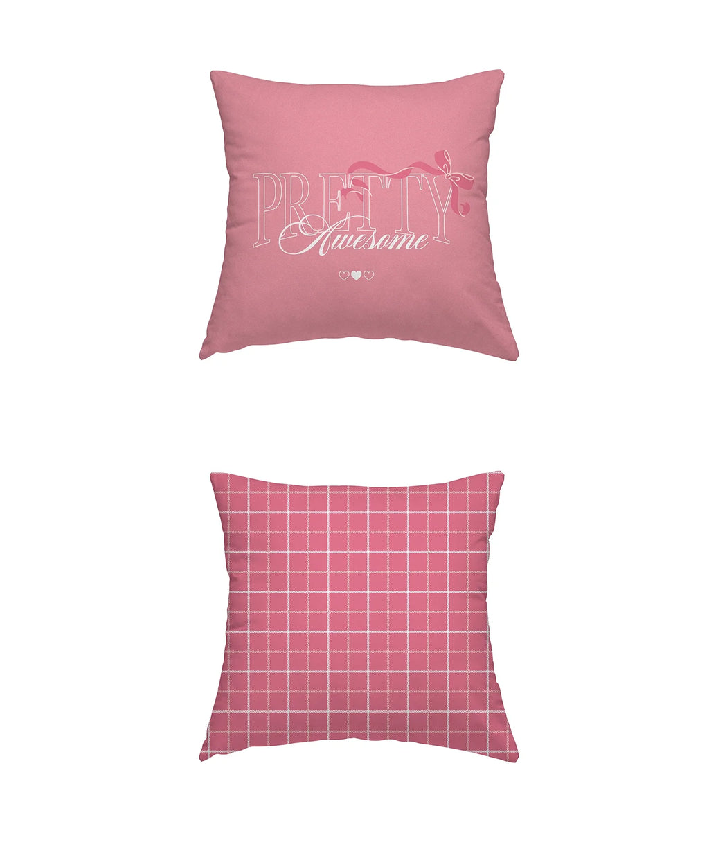 Juniors Single Bedsheet Set, Cue Coquette| 144TC Cotton| 1 Pillow Cover