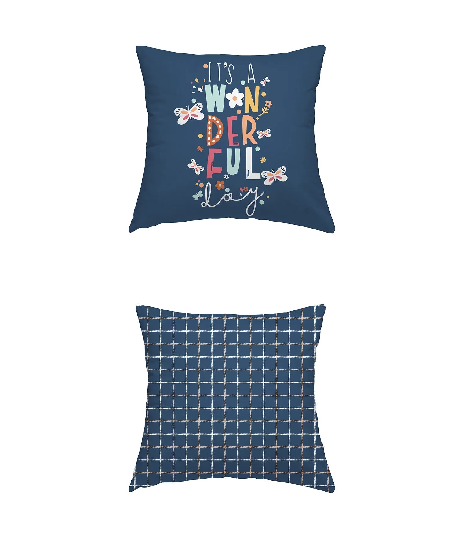 Juniors Single Bedsheet Set, Day Doodle| 144TC Cotton| 1 Pillow Cover