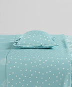 Home Essentials Namaste Bharat Single Bedsheet Set, Kolam Street Blue| 144 TC Cotton| 1 Pillow Cover